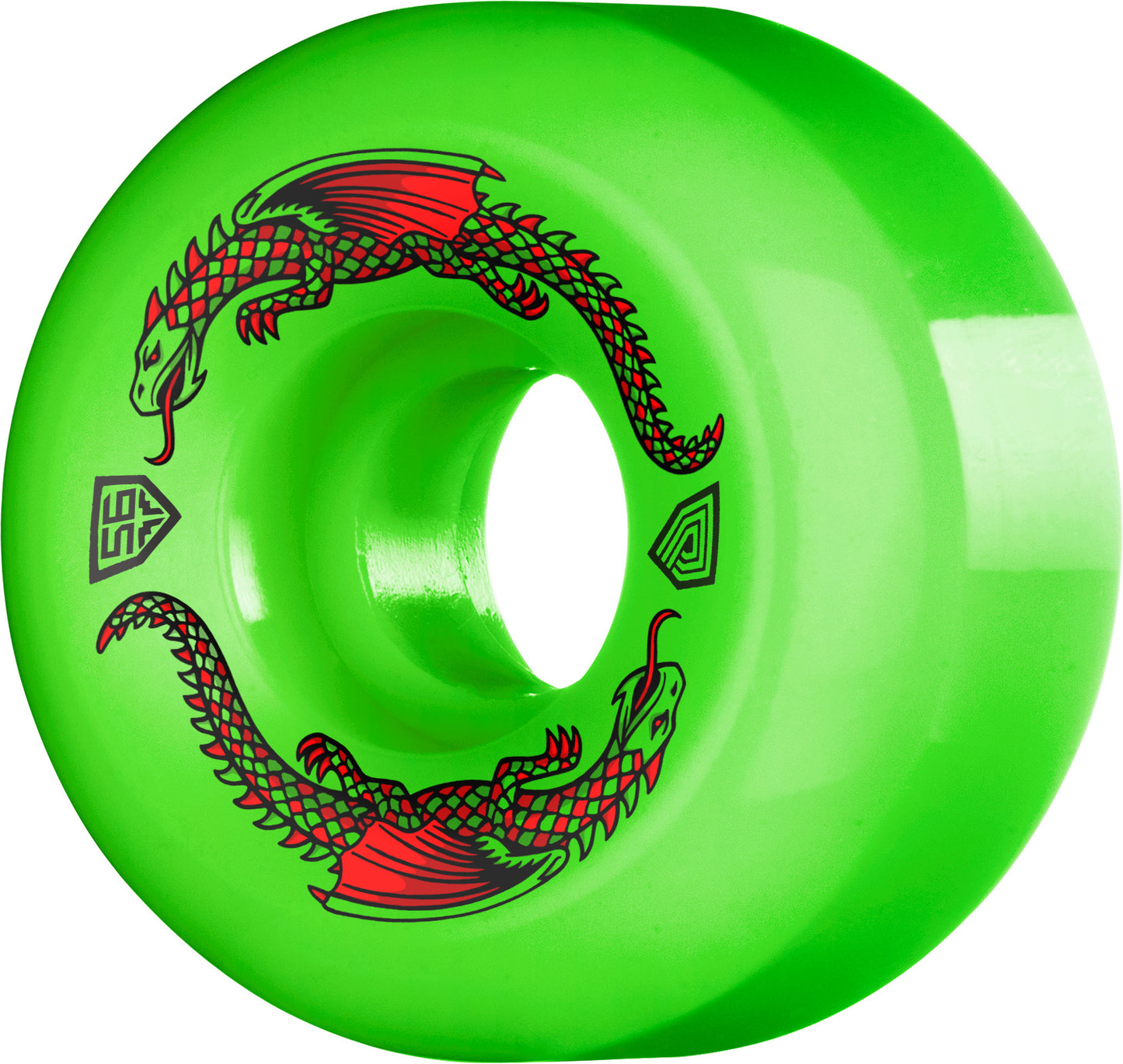 POWELL PERALTA - 56mm Dragon Formula V6 Green 93A