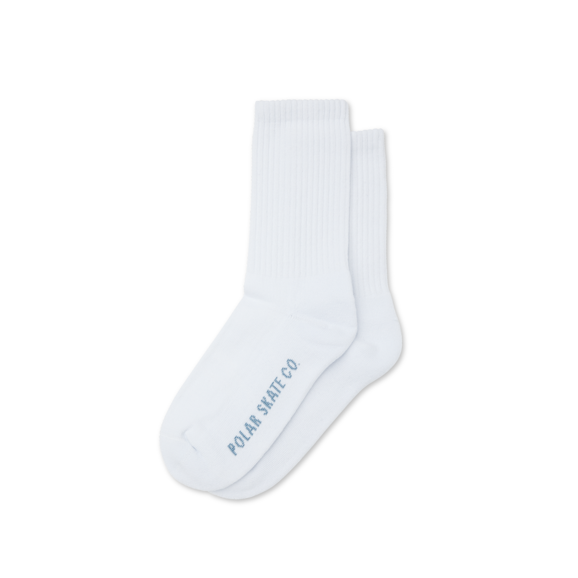 POLAR SKATE CO. Basic Socks White Deli Skate Supply