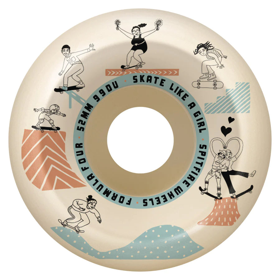 SPITFIRE - 52mm F4 Skate Like A Girl Conical Full 99a