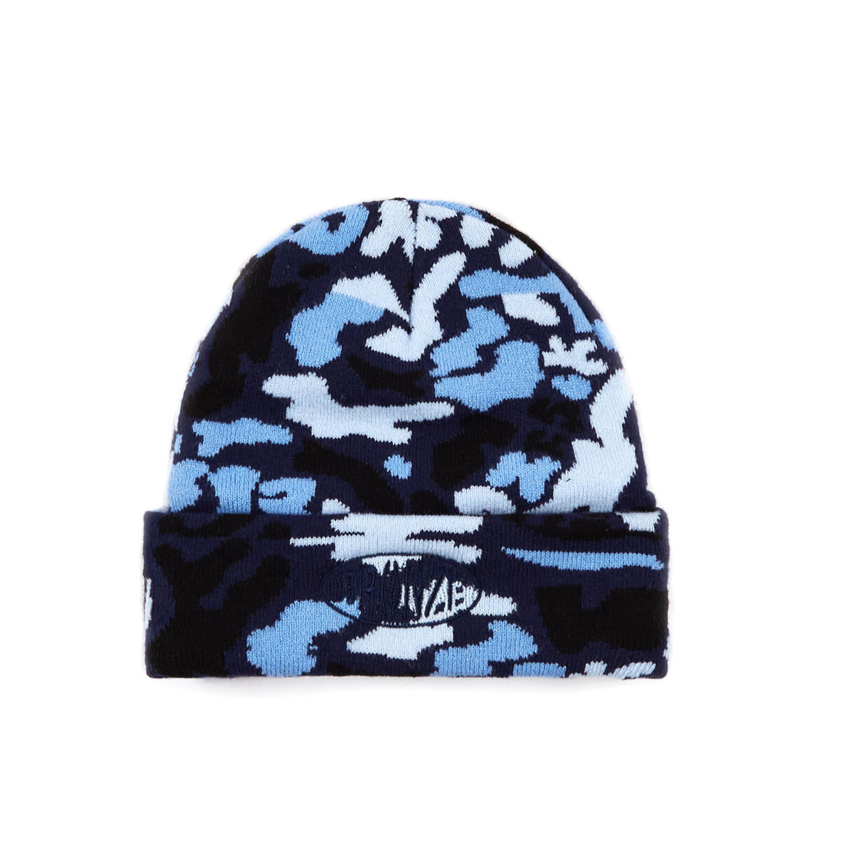 BRONZE56K - Camo Beanie Blue