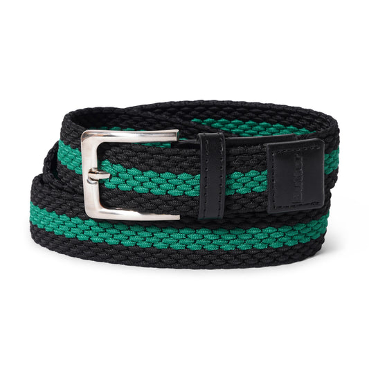 BUTTER GOODS - Braided Belt Black/Green