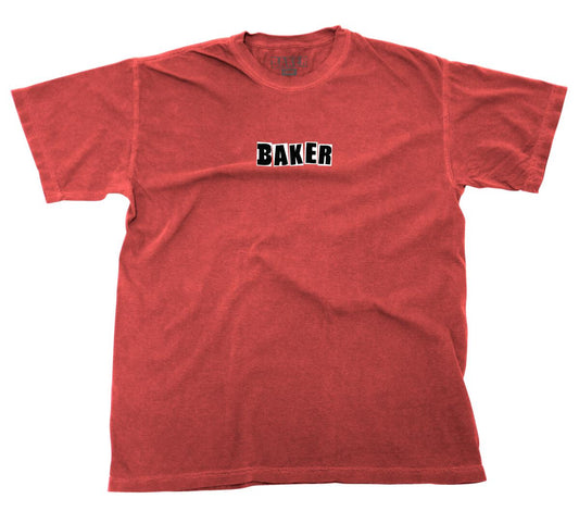 BAKER - Brand Logo Tee Red Wash