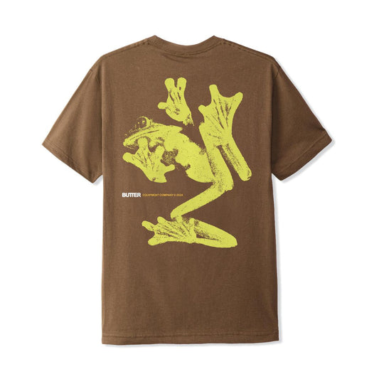 BUTTER GOODS - Amphibian Tee Oak Brown