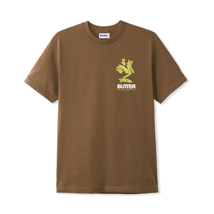 BUTTER GOODS - Amphibian Tee Oak Brown