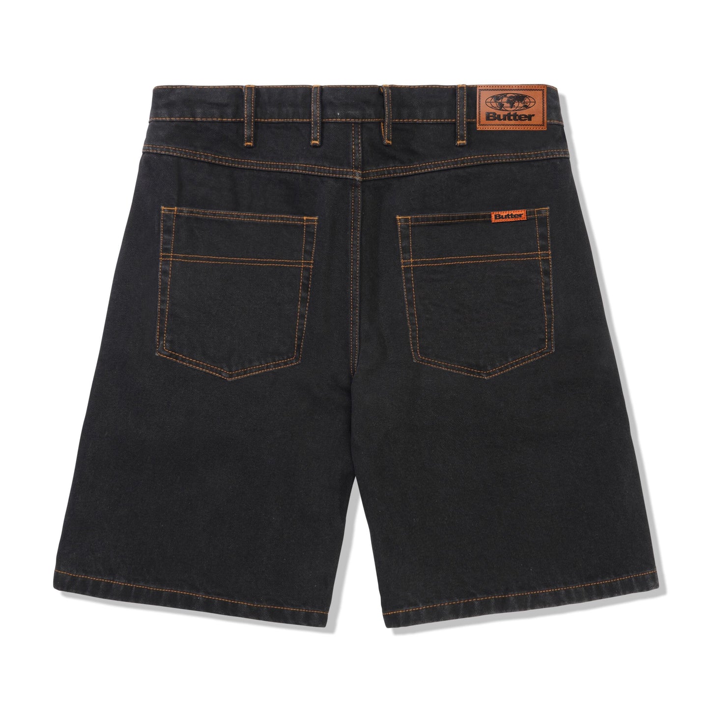 BUTTER GOODS - Baggy Denim Shorts Washed Black