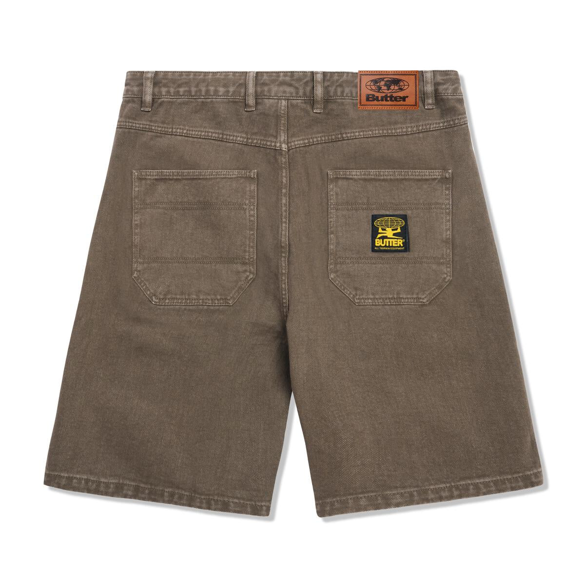 BUTTER GOODS - Patch Pocket Denim Shorts Sandalwood