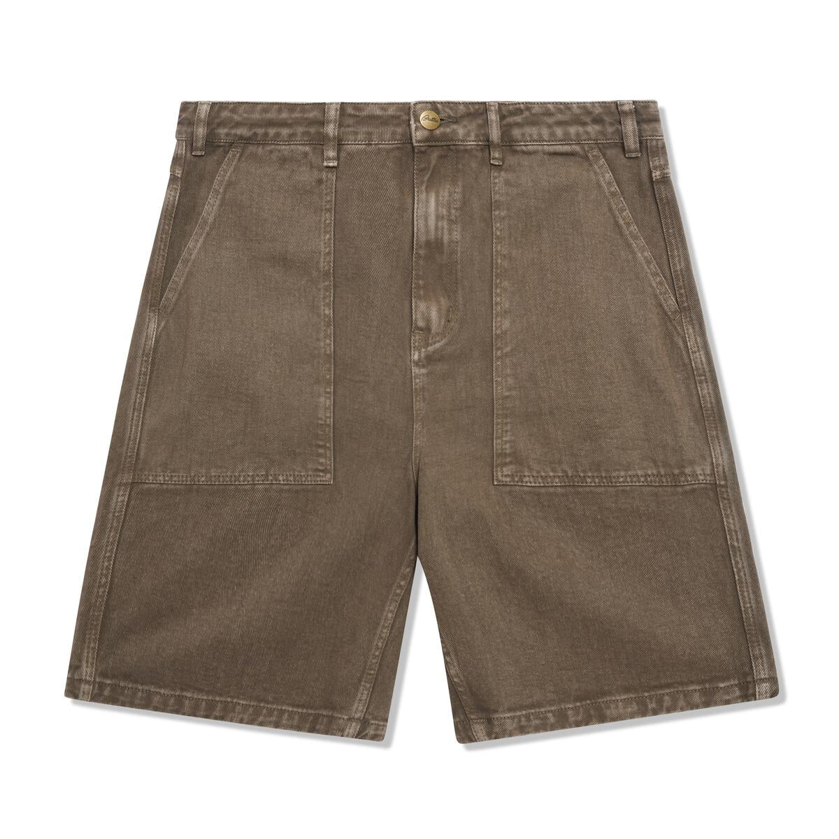 BUTTER GOODS - Patch Pocket Denim Shorts Sandalwood