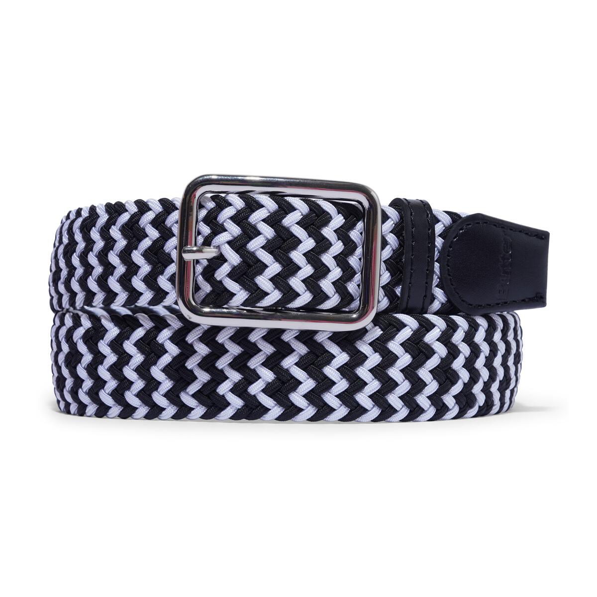 BUTTER GOODS - Braided Belt Black/White