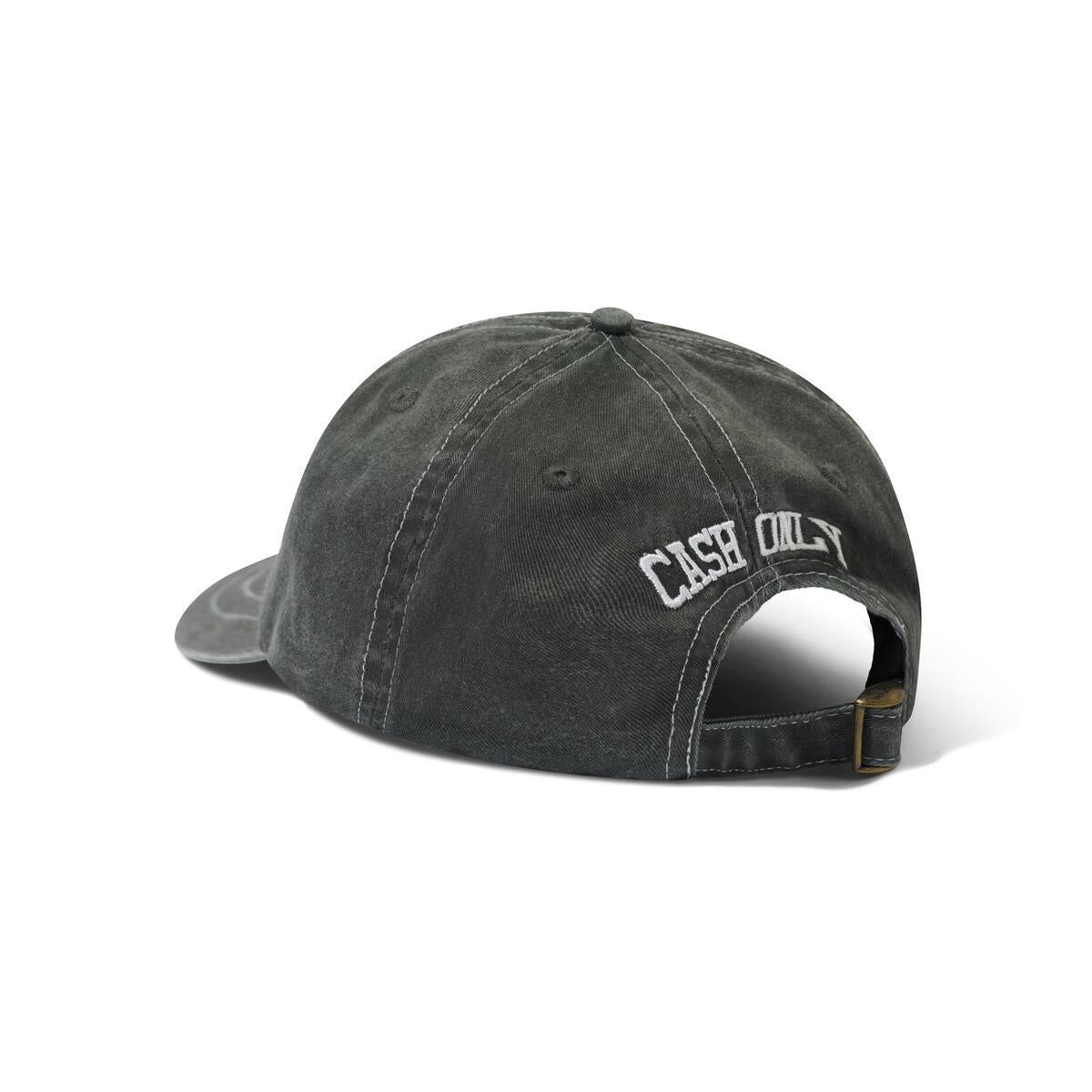 CASH ONLY - Campus 6 Panel Cap Faded Black/Gold