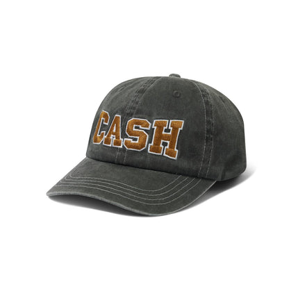 CASH ONLY - Campus 6 Panel Cap Faded Black/Gold