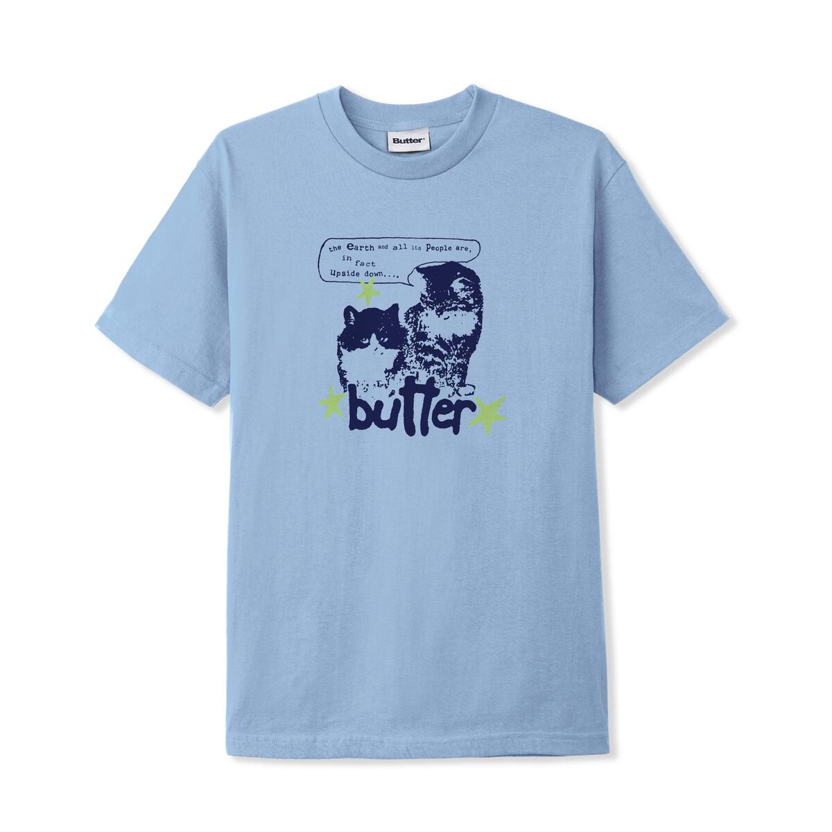 BUTTER GOODS - Upside Down Tee Lake Blue