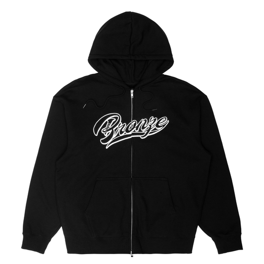 BRONZE56K - Sports Zip Hoodie Black