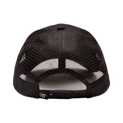 BRONZE56K - Bullseye Trucker Hat Black