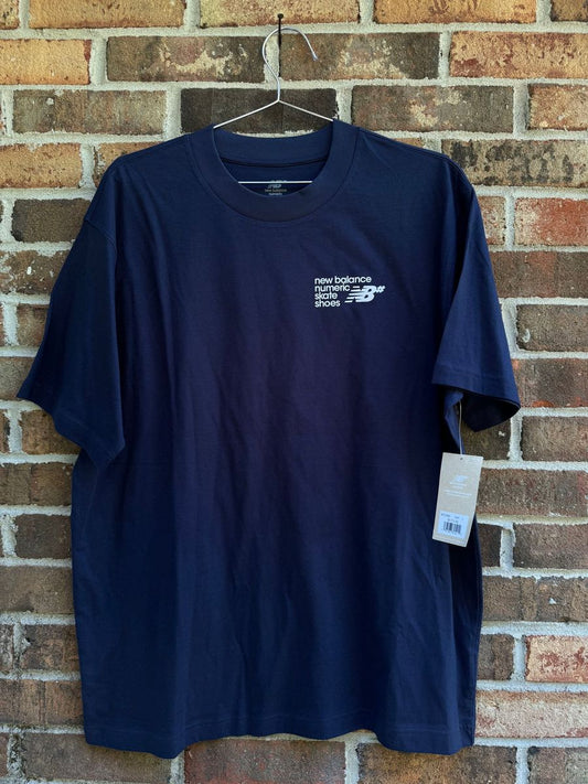 NEW BALANCE NUMERIC - Small Logo Tee Navy