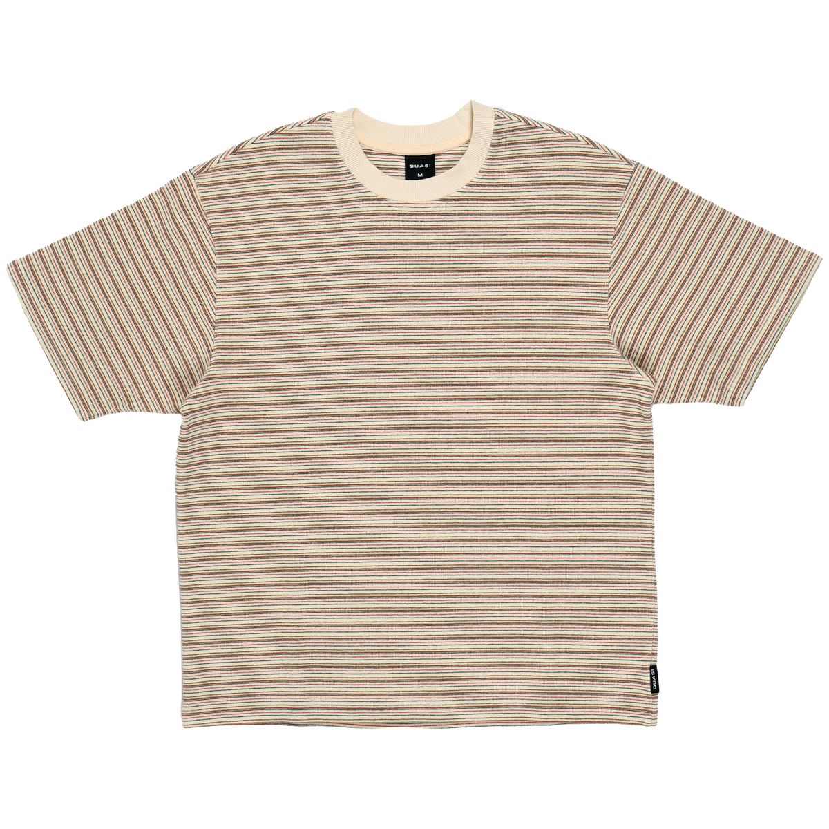 QUASI - Sync Stripe Tee Cream