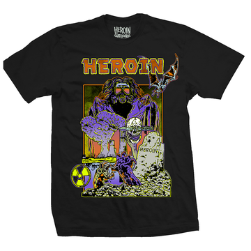HEROIN - Hellscape Tee Black
