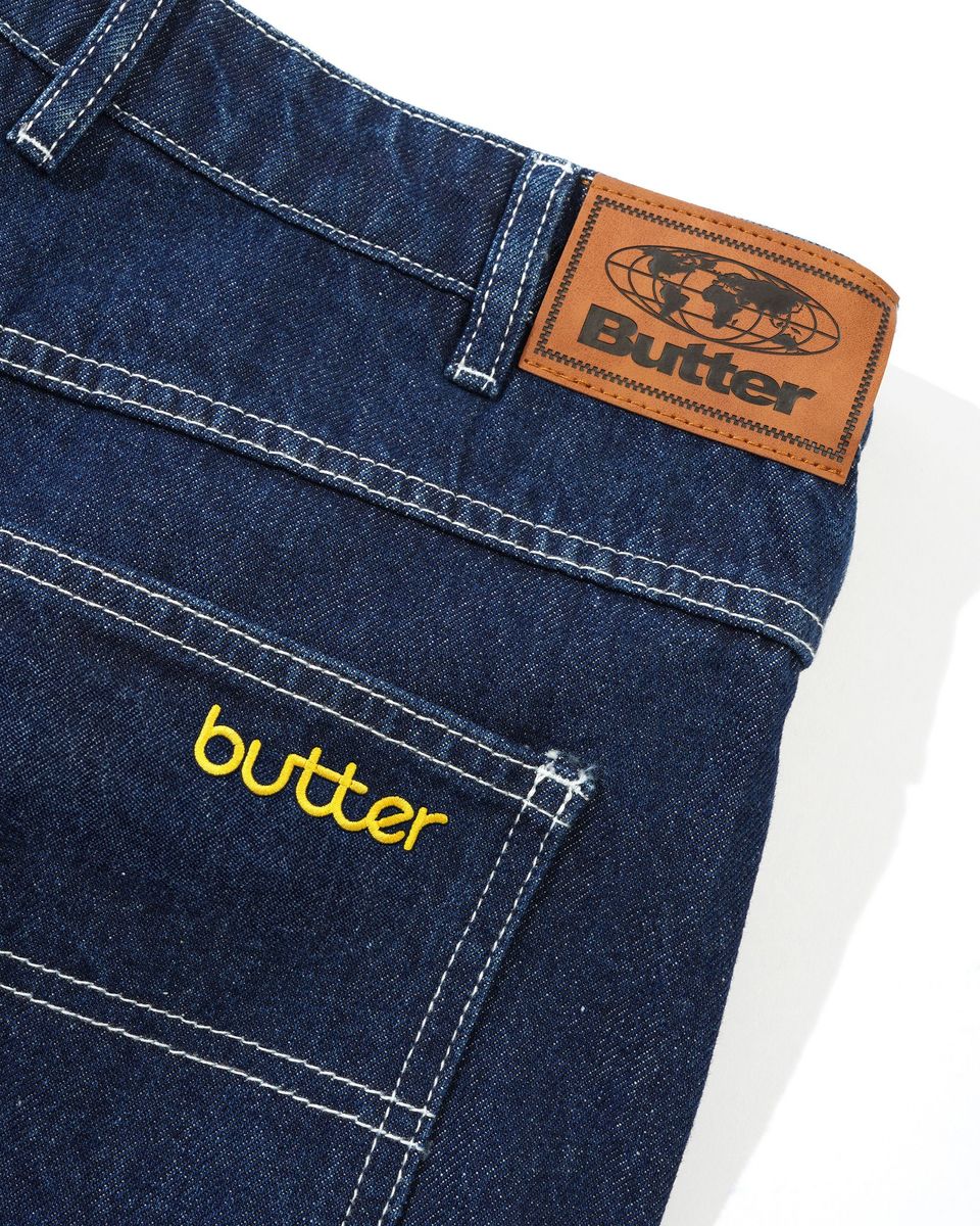 BUTTER GOODS - Alpine Denim Jeans Raw Indigo