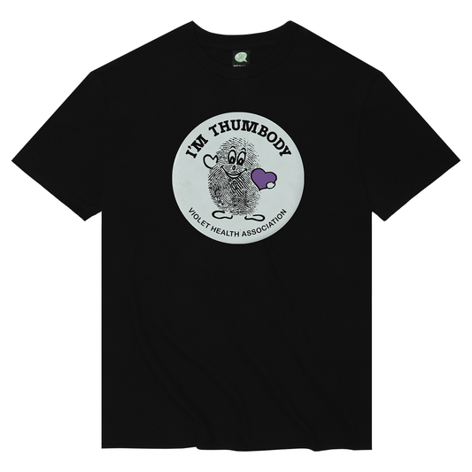 VIOLET - I'm Thumbody Tee Black