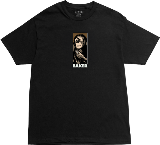 BAKER - Smoking Monkey Tee Black