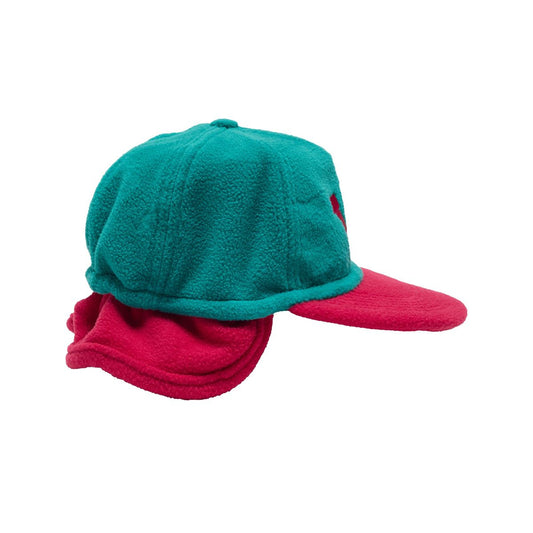 WKND - Eddy Ear Flap Cap Green/Red