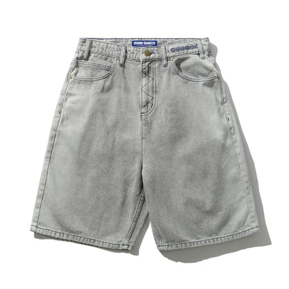 BUTTER GOODS - Bronco Denim Shorts Washed Grey