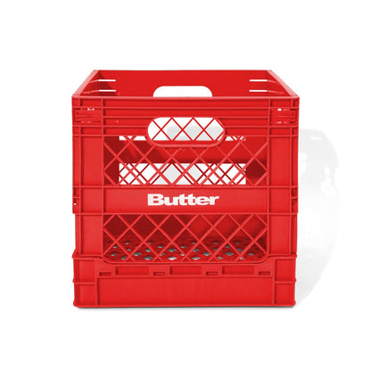 BUTTER GOODS - Collapsible Record Crate Red