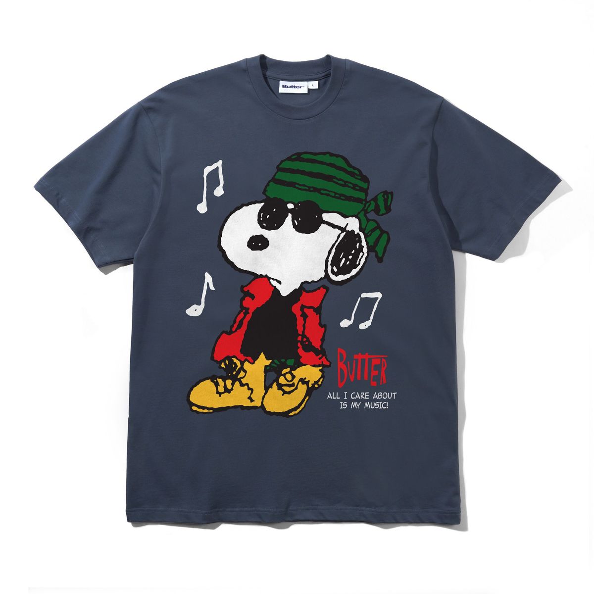 BUTTER GOODS - Music Tee Slate