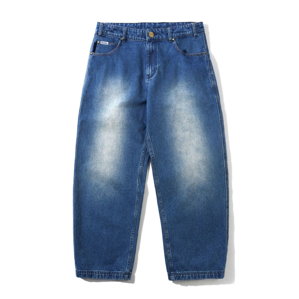 BUTTER GOODS - Spike Denim Jeans Distressed Indigo