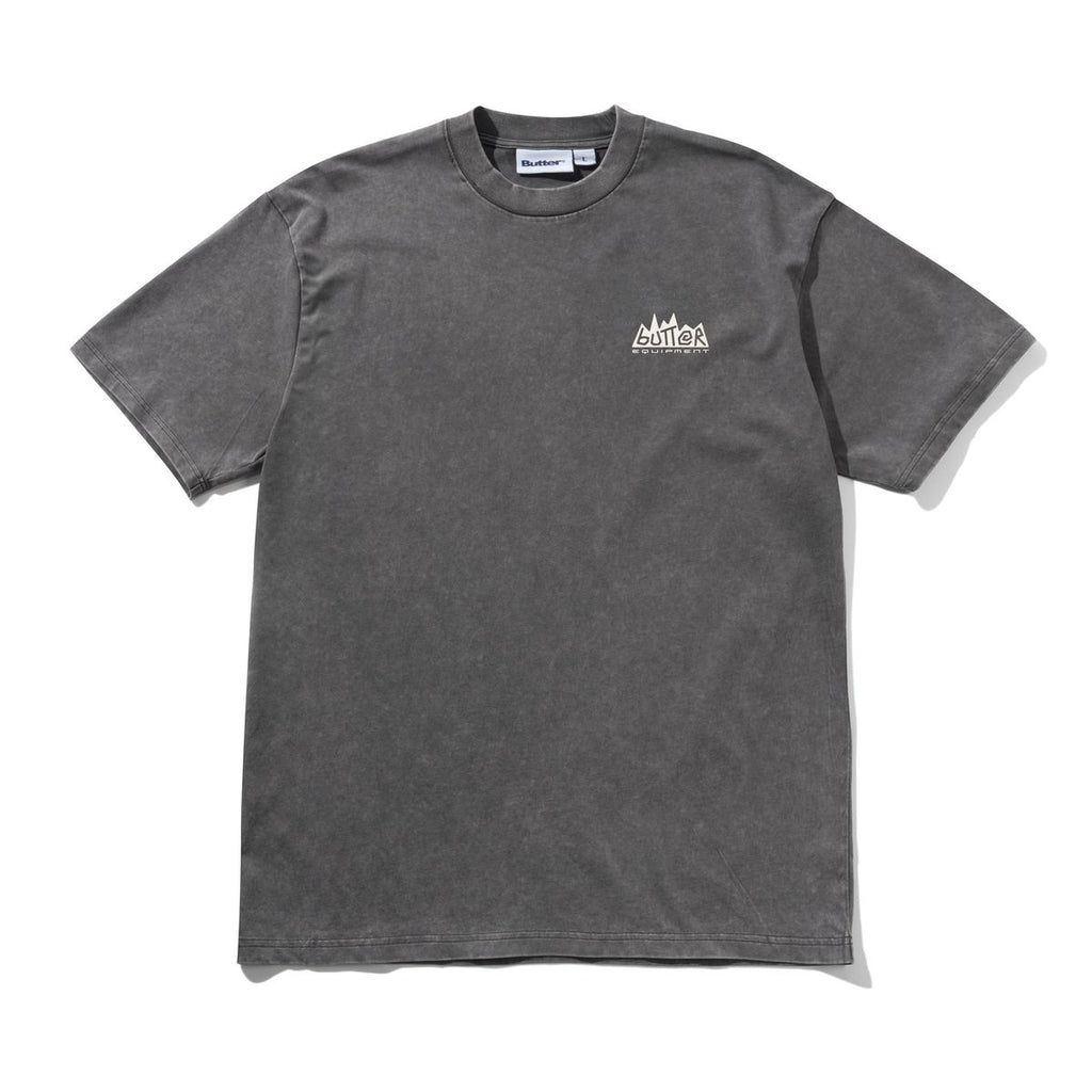 BUTTER GOODS - Mountain Equipment Tee Washed Black