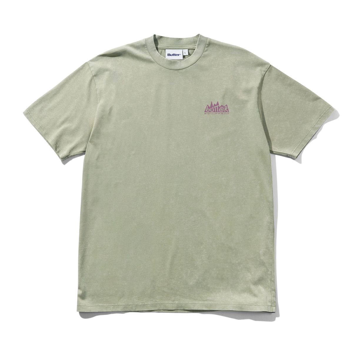 BUTTER GOODS - Mountain Equipment Tee Washed Sage