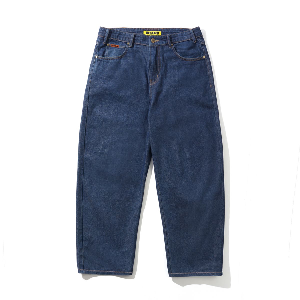 BUTTER GOODS - Relaxed Denim Jeans Dark Indigo