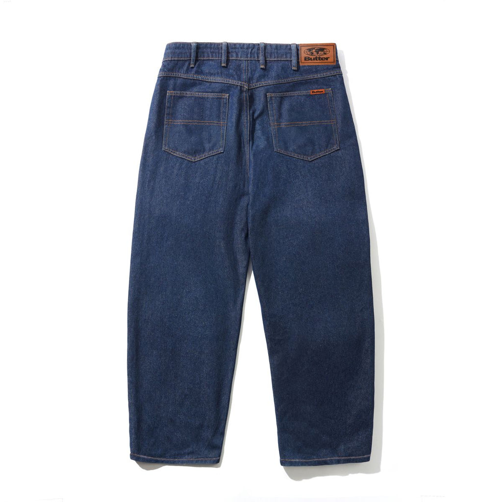 BUTTER GOODS - Relaxed Denim Jeans Dark Indigo