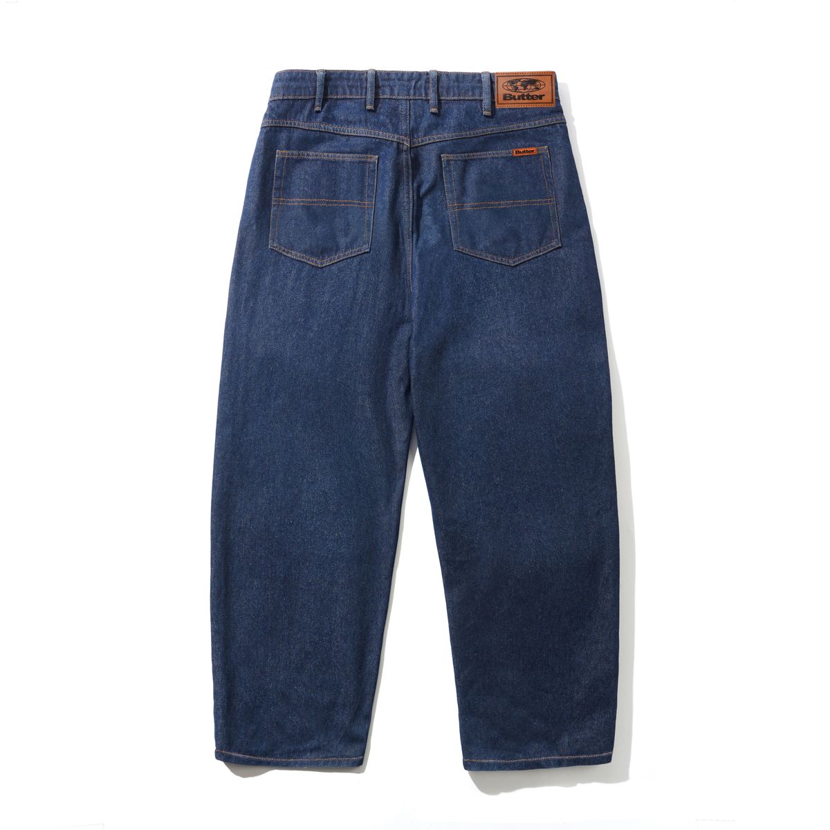 BUTTER GOODS - Relaxed Denim Jeans Dark Indigo