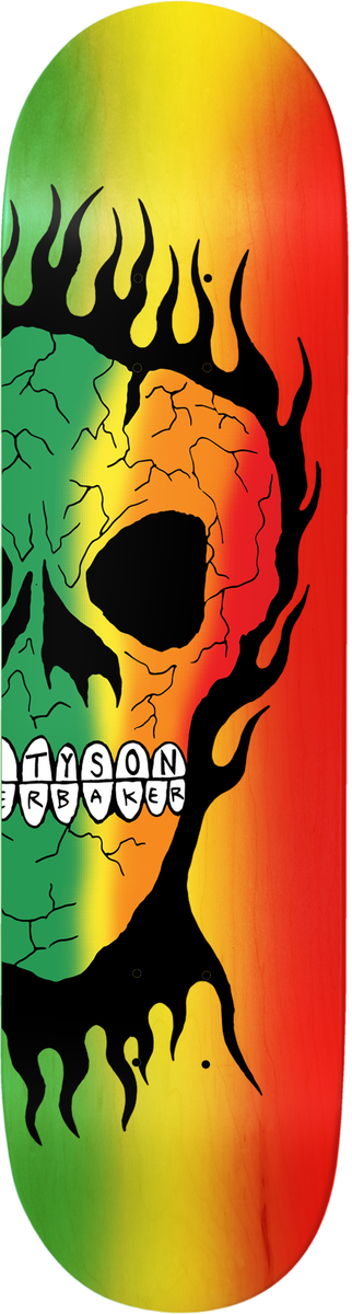 BAKER - Tyson Rasta Skull - 8.25