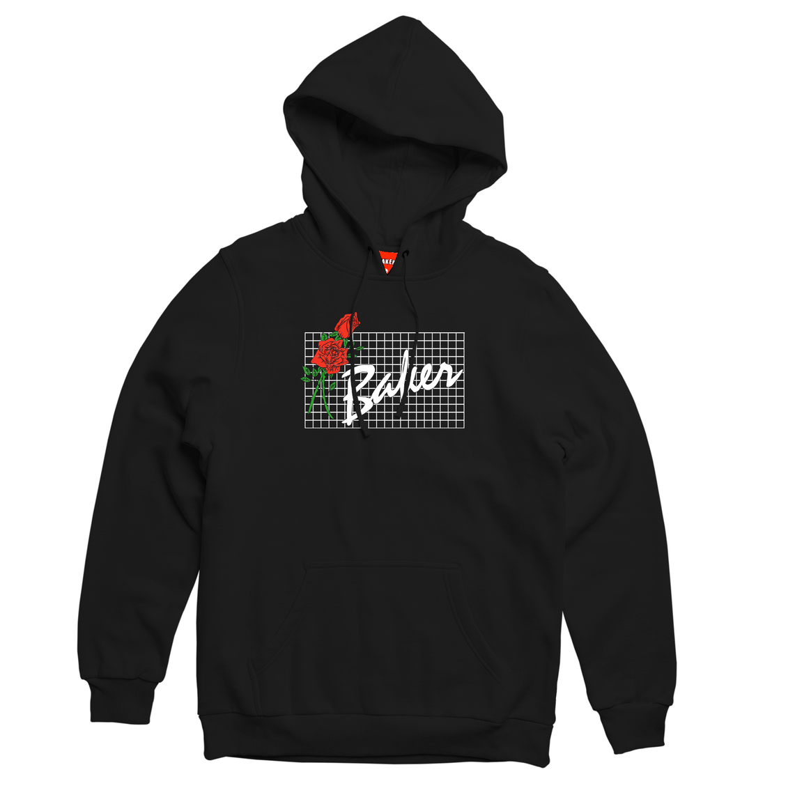 BAKER - Baker Roses Hoodie Black