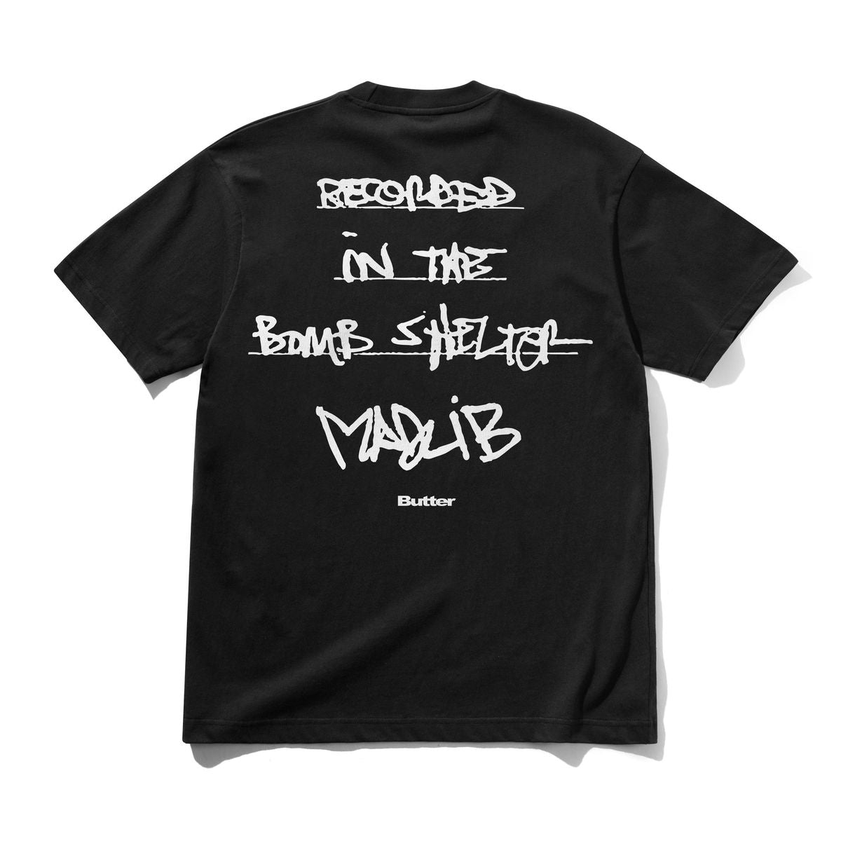 BUTTER GOODS - Madlibs Bob Shelter Tee Black
