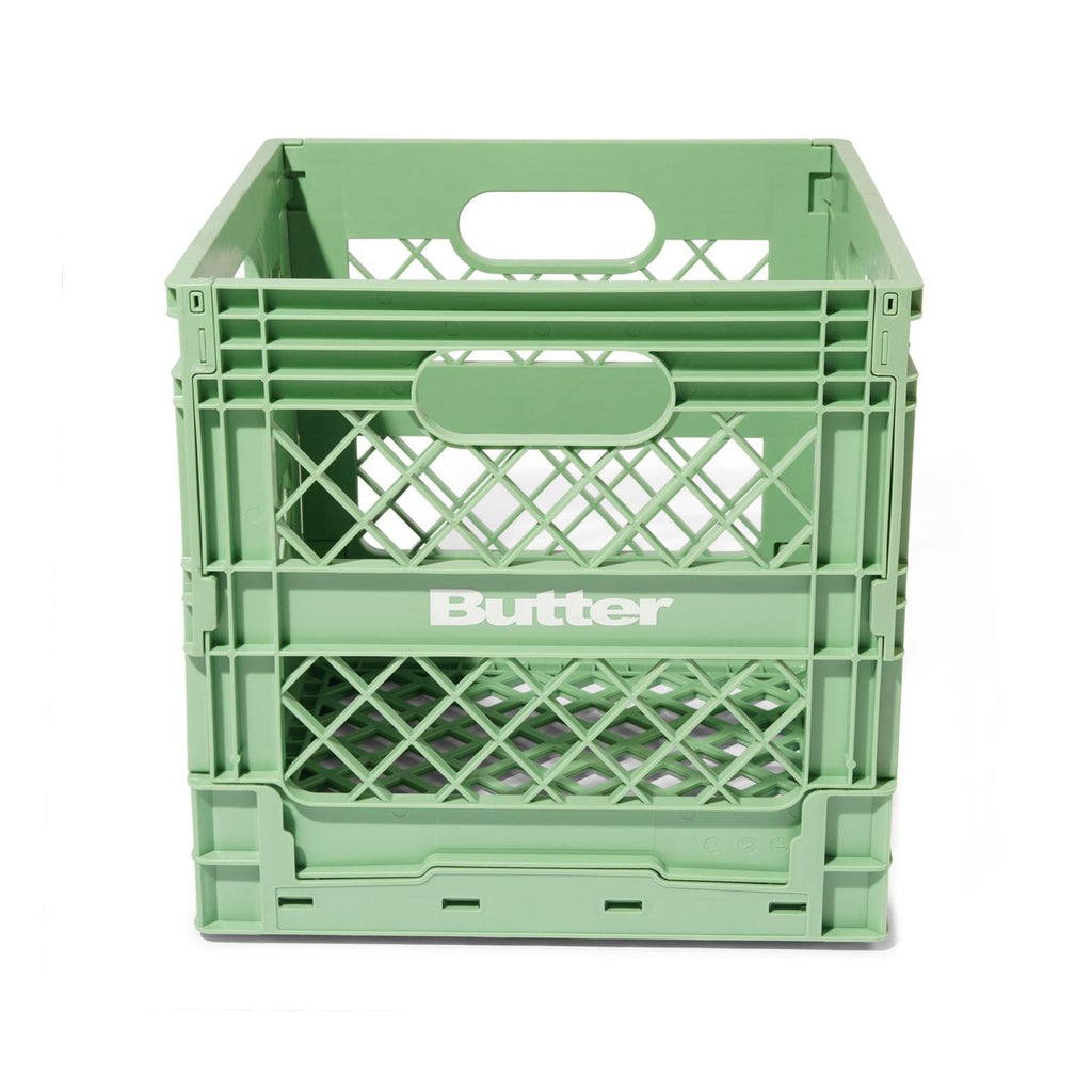BUTTER GOODS - Collapsible Record Crate Sage