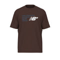 NEW BALANCE NUMERIC - Numeric Stacked Tee Brown
