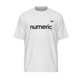 NEW BALANCE NUMERIC - Numeric Linear Logo Tee White