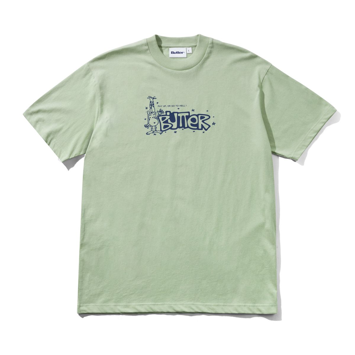 BUTTER GOODS - Pay Up Tee Matcha