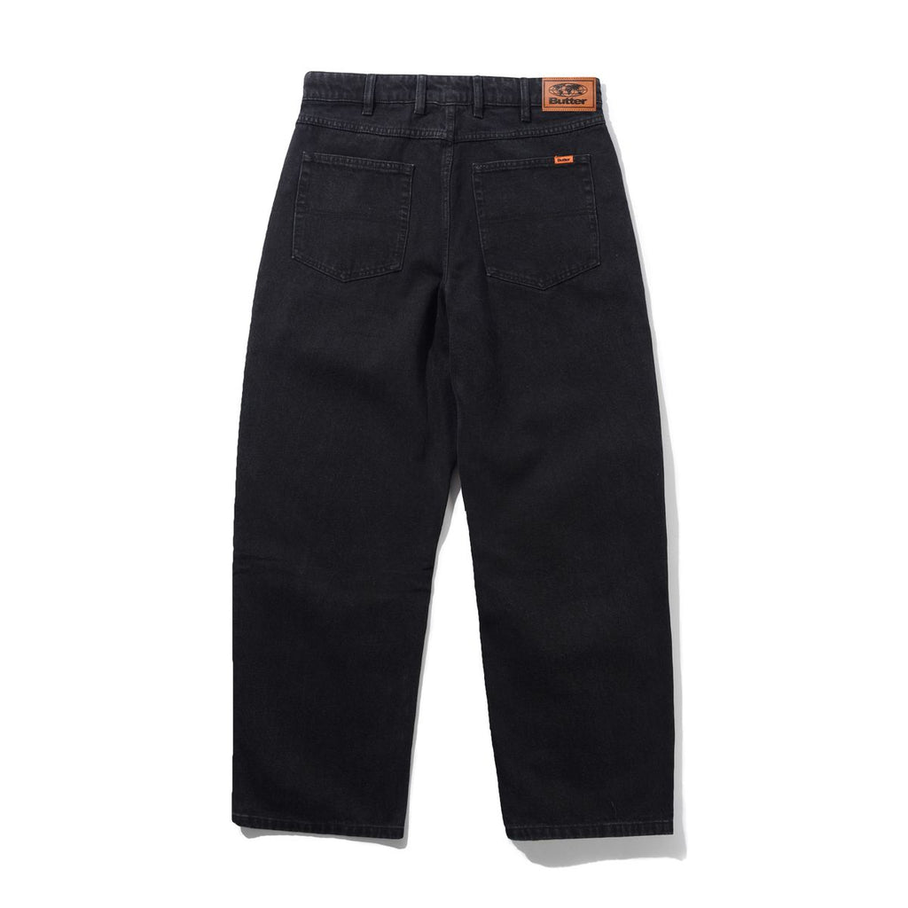 BUTTER GOODS - Relaxed Denim Jeans Flat Black