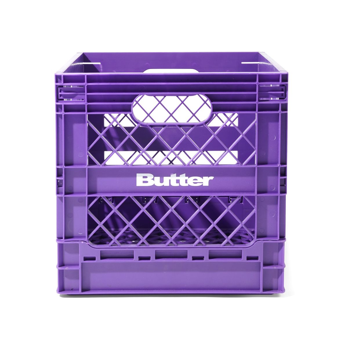 BUTTER GOODS - Collapsible Record Crate Purple