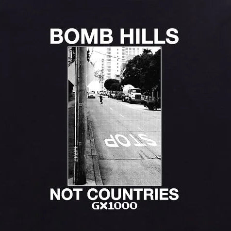 GX1000 - Bomb Hills Not Countries Hoodie Black