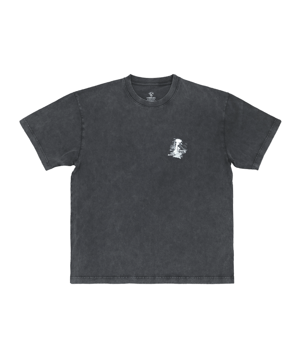 DANCER - Waterfall Tee Washed Black
