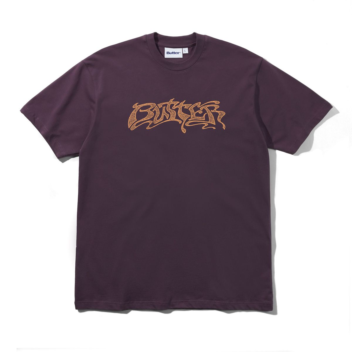 BUTTER GOODS - Drummer Tee Eggplant