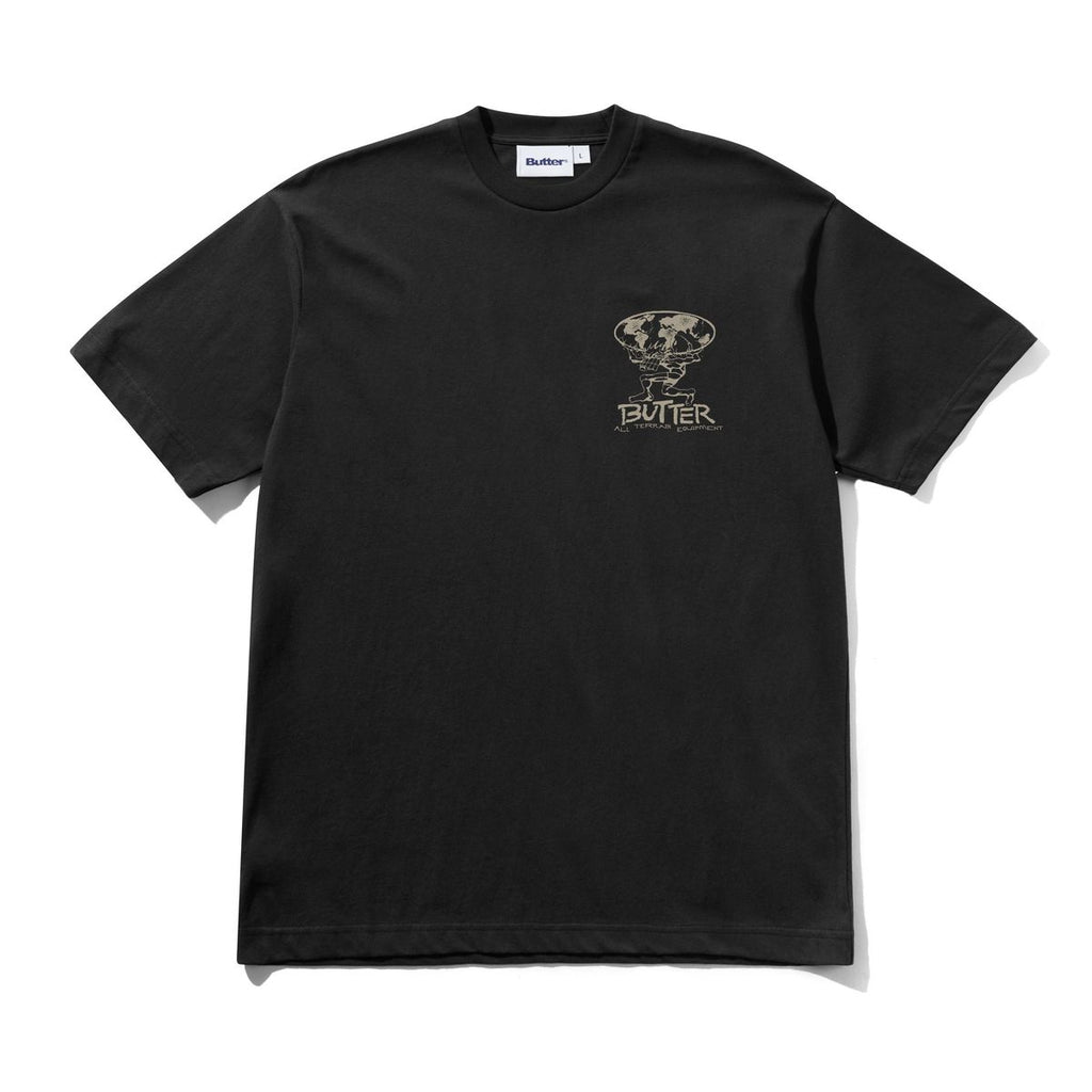 BUTTER GOODS - Terrain Tee Black