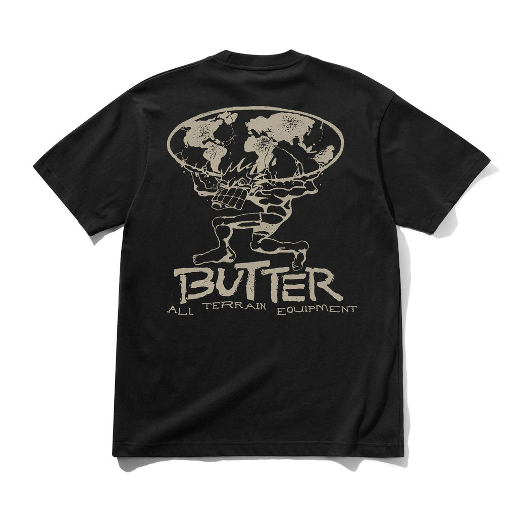 BUTTER GOODS - Terrain Tee Black