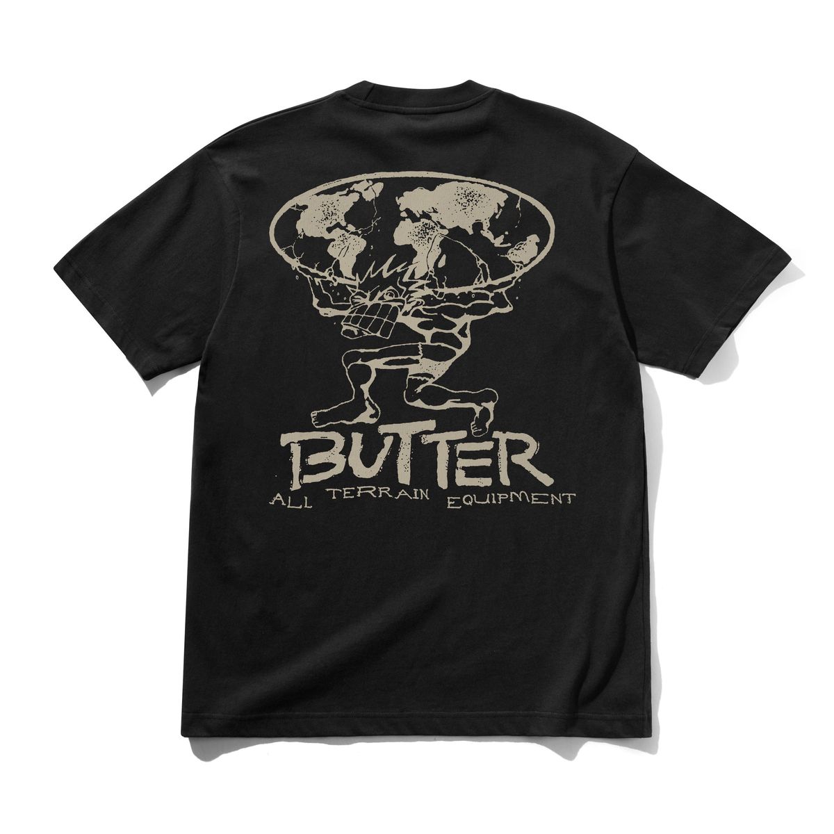 BUTTER GOODS - Terrain Tee Black