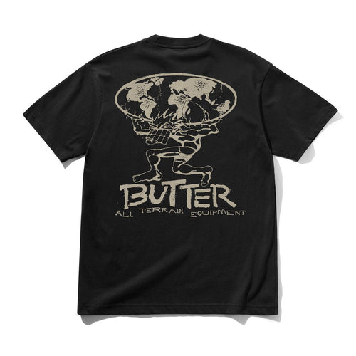 BUTTER GOODS - Terrain Tee Black