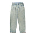 BUTTER GOODS - Straight Leg Denim Jeans Dirty Washed Blue